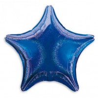 Шар фольгированный  c гелием Звезда Блеск BLUE,19", , 320 р., Шар фольгированный  c гелием Звезда Блеск BLUE,19", , Фольгированные шары